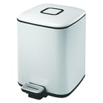 Afbeelding van EKO Regent pedaalemmer | wit | 6 liter | EK240NA2212