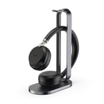 Afbeelding van Yealink BH72 teams headset | met laadstandaard | Bluetooth/draadloos | zwart | YEABH72-CHARGING-BLACK-USBA-MS