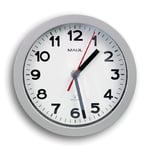 Afbeelding van Maul MAULstep radiogestuurde wandklok | kunststof | grijs | 20 cm | MAU9052895
