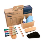 Afbeelding van Legamaster 7-125600 Wooden whiteboard starterkit | 17-delig | LEG7-125600