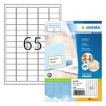 Afbeelding van Herma Premium 4254 permanent hechtende etiketten | A4 | 38,1 x 21,2 mm | wit | 6.500 etiketten | HER4254