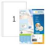 Afbeelding van Herma Premium 4458 permanent hechtende etiketten | A4 | 200 x 297 mm | wit | 100 etiketten | HER4458