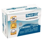 Afbeelding van Rapid 21/4 strong nietjes gegalvaniseerd | tot 15 vel | 5000 stuks | RAP202043