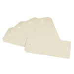 Afbeelding van Raadhuis labels met ophangoog | papier | niet-klevend | chamois | 250 stuks | RAARD-351161