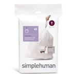 Afbeelding van Simplehuman vuilniszakken | met trekband | code T | 3 liter | 40 stuks | SI699NA0489