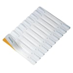 Afbeelding van Jalema 7170007 snelhechterstrips | zelfklevend | wit | 100 stuks | JAL7170007