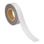 Afbeelding van Maul 6524702 magnetische etiketband | uitwisbaar | 4 cm x 10 m | wit | 1 rol | MAUL6524702