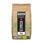 Afbeelding van Douwe Egberts Espresso Dark Roast koffiebonen | Organic en Fairtrade | 1 kg | DOU4091501