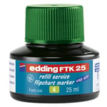 Afbeelding van Edding FTK 25 navulling | flipchart marker | groen | 25ml | EDD4-FTK25004