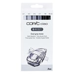 Afbeelding van Copic Ciao markerset | Cool Grey Tones | penseel / beitel | 6 stuks | COP22075554