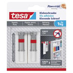 Afbeelding van Tesa 77775-00000-00 verstelbare klevende schroef | gevoelige oppervlakken | bruin | 1 kg (per stuk) | 2 stuks | TES77775-00000-00