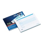 Afbeelding van Atlanta doorschrijfkwitantieboekje | A6 liggend | 2 x 50 vel | 2-gaats | ATL2543601000