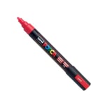 Afbeelding van POSCA PC-5M verfmarker | neon rood | ronde punt | 1,8 - 2,5 mm | POSPC5MRFLUO