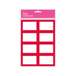 Afbeelding van Kangaro K-58135 boeketiketten | rood/wit | 24 stuks | KANK-58135
