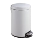 Afbeelding van EKO Serene vuilnisbak | staal/aluminium | wit | 12 liter (tweede kans) | TK-EKO31712441