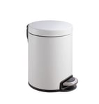 Afbeelding van EKO Serene vuilnisbak | staal/aluminium | wit | 5 liter | EKO31712397