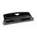 Afbeelding van Rapesco 1725 perforator | zwart | metaal | tot 9 vel | 6-gaats | RAP1725