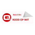Afbeelding van Brother TZe-222 tape rood op wit 9mm x 8m (huismerk) | STTZe-222