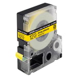Afbeelding van Epson LC-4YBW9 extra klevende tape zwart op geel 12 mm (9m) | EPSC53S625409