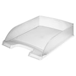 Afbeelding van Leitz 5227 brievenbak plus | middel hoog | transparant | 5 stuks | LEI52270003