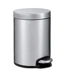 Afbeelding van EKO Serene vuilnisbak | staal & aluminium | mat RVS | 5 liter | EKO31701339