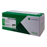 Afbeelding van Lexmark 56F2000 toner cartridge zwart (origineel) | LEX56F2000