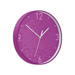 Afbeelding van Leitz 9015 WOW wandklok | kunststof | paars | 29 cm | LEI90150062