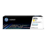 Afbeelding van HP CF542X nr. 203X toner cartridge geel hoge capaciteit (origineel) | HPCF542X
