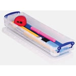 Afbeelding van Really Useful Box opbergdoos | polypropyleen | transparant | 0,8 liter | UB08LC