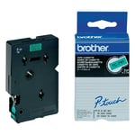 Afbeelding van Brother TC-791 tape zwart op groen 9mm x 7,7m (origineel) | BROTC-791