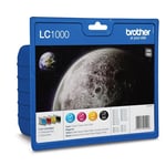 Afbeelding van Brother LC-1000 Bundel (Zwart, Cyaan, Magenta, Geel) | BRB-LC1000bcmy