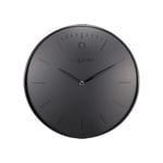 Afbeelding van NeXtime Glamour wandklok | metaal | zwart | 40 cm | NE-3235ZW
