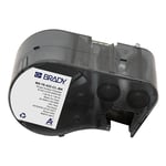 Afbeelding van Brady M5-78-432-CL-BK polyester labels zwart op transparant | 25,4 mm x 48,26 mm (origineel) | BRAM5-78-432-CL-BK