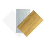 Afbeelding van Folia zijdepapier | gold and silver | 3 stuks | FOL222275