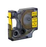 Afbeelding van DYMO S0718310 / 18056 IND Rhino tape krimpkous zwart op geel 12mm (huismerk) | STS0718310