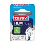 Afbeelding van Tesa papier plakband | transparant | 19 mm x 10 m | TES59211-00000-00
