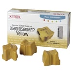 Afbeelding van Xerox 108R00725 solid inkt geel 3 stuks (origineel) | XER108R725