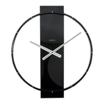 Afbeelding van NeXtime wandklok | hout/staal | zwart | 50.8 x 58.2 x 4.3 cm | NE-3195ZW