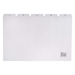 Afbeelding van HAN 984 tabkaart | A4 | polypropyleen | grijs | 25 stuks | HAN984