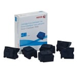 Afbeelding van XER108R01022 solid inkt cyaan 6 stuks (origineel) | XER108R01022