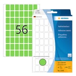 Afbeelding van Herma 2345 multifunctionele etiketten | 12 x 18 mm | groen | 1792 etiketten | HER2345