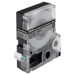 Afbeelding van Epson LC-4SBE9 tape zwart op mat zilver 12 mm (9m) | EPSC53S625412