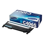 Afbeelding van Samsung CLT-C406S toner cartridge cyaan (origineel) | SAMCLT-C406S