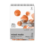 Afbeelding van Winsor & Newton Mixed Media spiraalblok | A4 | 250 grams | 30 vel | WIN6694002