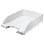 Afbeelding van Leitz 5527 brievenbak plus | middel hoog | wit | 5 stuks | LEI52270001