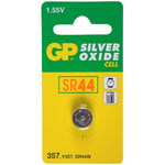 Afbeelding van GP knoopcel batterij SR44 | GP357 | zilveroxide | 1 stuk | GPGP357