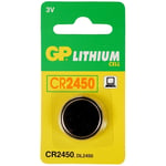 Afbeelding van GP knoopcel batterij CR2450 | lithium | 1 stuk | GPGPCR2450
