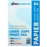 Afbeelding van Sneltoner A4 papier | wit | 250 vel | 80gr. | 1 pak | SNELA4250VEL_1