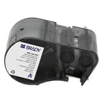 Afbeelding van Brady M5-134-427 gelamineerde vinyl labels zwart op wit/transparant | 44,45 mm x 38,1 mm (origineel) | BRAM5-134-427