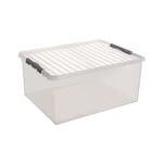 Afbeelding van Sunware Q-line opbergdoos | transparant | 120 liter | SUN83300609